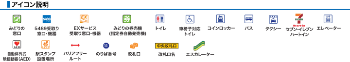 ＪＲ石山駅構内図アイコン